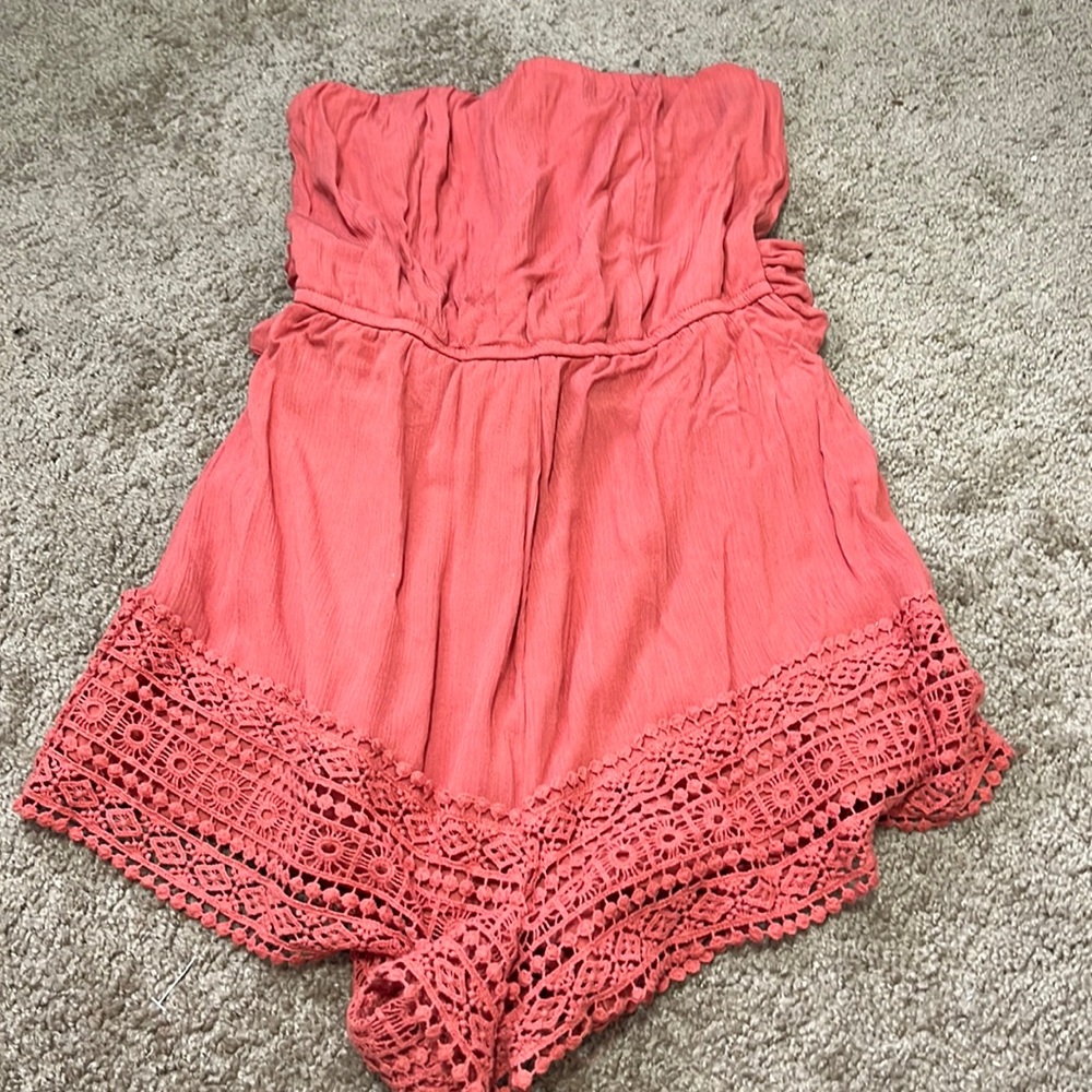 Pink romper only worn once
